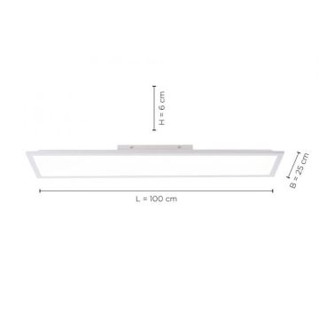 Leuchten Direkt 12204-16 - LED Mennyezeti lámpa FLAT LED/24W/230V