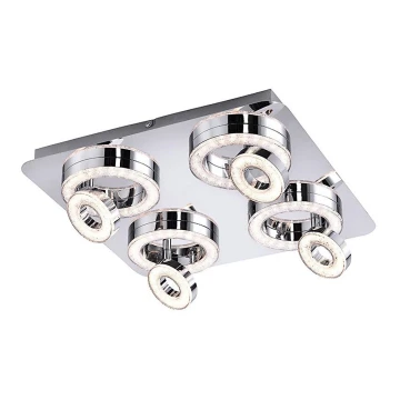 Leuchten Direkt 14522-17 - LED Spotlámpa TIM 4xLED/2,8W/230V + 4xLED/3,1W