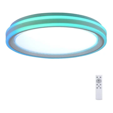 Leuchten Direkt 15154-16 - LED RGB Dimmelhető mennyezeti lámpa EDGING LED/39W/230V + távirányító