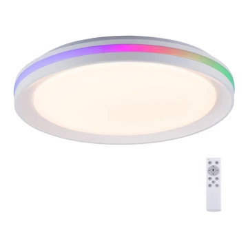 Leuchten Direkt 15544-16 - LED RGB Dimmelhető mennyezeti lámpa RIBBON LED/15W/230V + távirányító