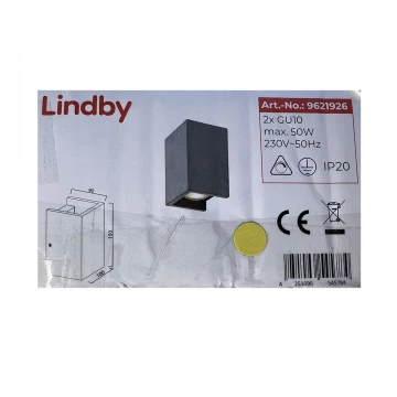 Lindby - Fali lámpa GERDA 2xGU10/50W/230V
