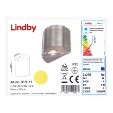 Lindby - LED Fali lámpa LAREEN 2xLED/3W/230V