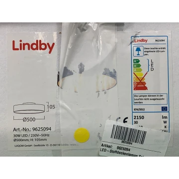 Lindby - LED Mennyezeti lámpa SAIRA LED/30W/230V