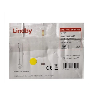 Lindby - LED RGB Dimmelhető állólámpa FELICE 1xE27/10W/230V Wi-Fi