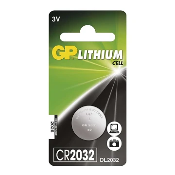 Lítium gombelem CR2032 GP LITHIUM 3V/220 mAh