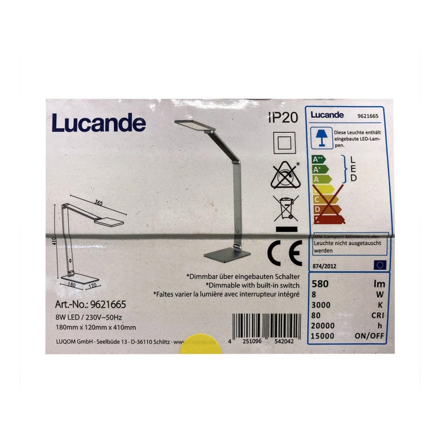 Lucande - LED Dimmelhető érintős asztali lámpa MION LED/8W/230V