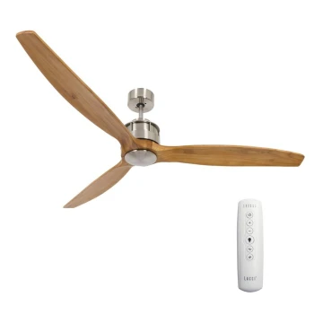 Lucci air 210506 - Mennyezeti ventilátor AIRFUSION AKMANI paulownia/barna + távirányítás