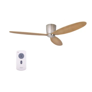 Lucci air 210519 - Mennyezeti ventilátor AIRFUSION RADAR króm/fa + távirányító