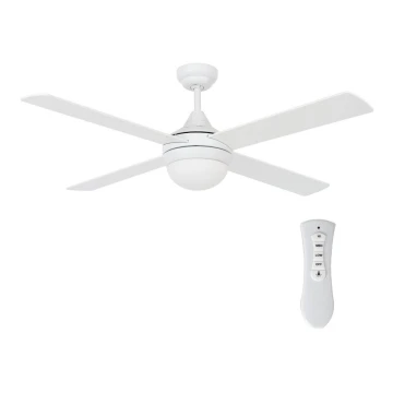 Lucci air 212961 - Mennyezeti ventilátor AIRFUSION AIRLIE II 2xE27/15W/230V fa/fehér + távirányítás