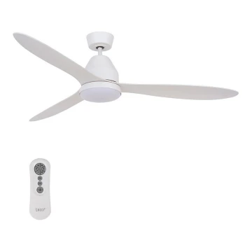 Lucci air 213043 - LED Mennyezeti ventilátor WHITEHAVEN GX53/17W/230V fehér + távirányító