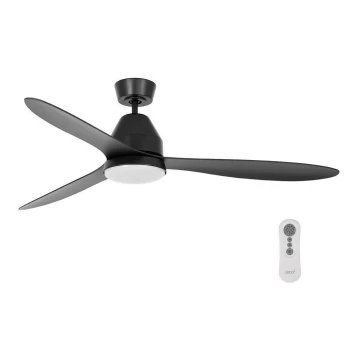 Lucci air 213044 - Mennyezeti ventilátor WHITEHAVEN 1xGX53/18W/230V fekete + távirányító