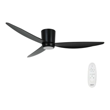 Lucci air 21610749 - LED Dimmelhető mennyezeti ventilátor ARRAY 1xGX53/12W/230V fekete + távirányító