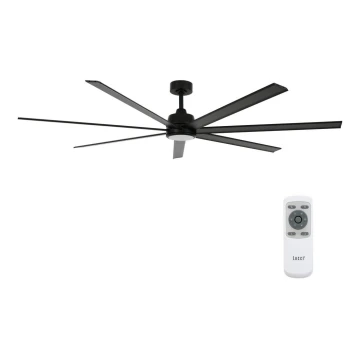 Lucci air 21610949 - Mennyezeti ventilátor ATLANTA 1xGX53/12W/230V fekete + távirányító