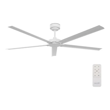 Lucci air 21616049 - Mennyezeti ventilátor MONZA IP55 fehér + távirányítás