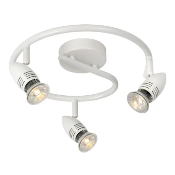 Lucide 13955/14/31 - LED spotlámpa CARO-LED 3xGU10/5W/230V fehér