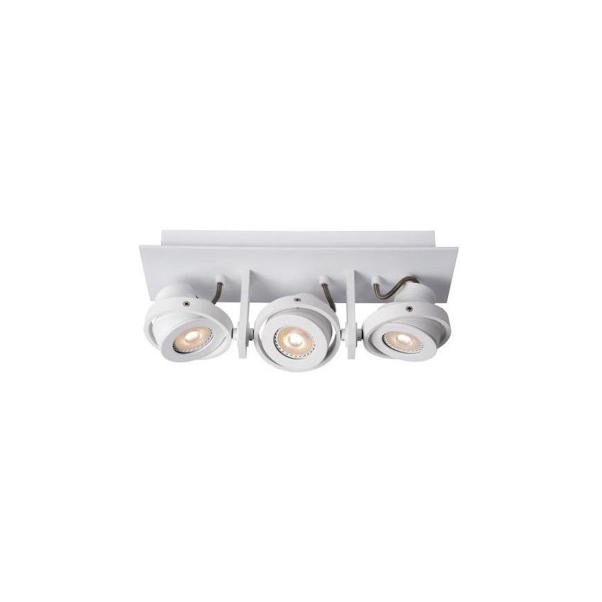 Lucide 17906/16/31 - LED Dimmelhető spotlámpa LANDA 3xGU10/5W/230V fehér