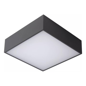 Lucide 27816/10/29 - LED Fürdőszobai mennyezeti lámpa ROXANE LED/12W/230V 24x24 cm IP54 fekete