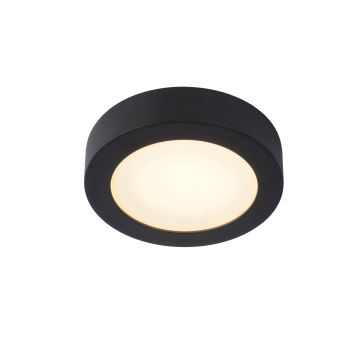 Lucide 28116/18/30 - LED Dimmelhető fürdőszobai lámpa BRICE LED/12W/230V átm. 18 cm IP44 fekete