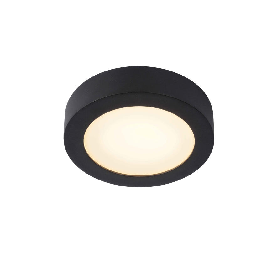 Lucide 28116/18/30 - LED Dimmelhető fürdőszobai lámpa BRICE LED/12W/230V átm. 18 cm IP44 fekete