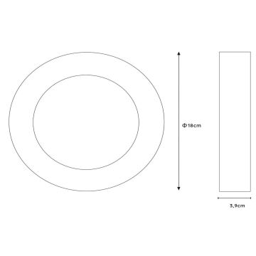 Lucide 28116/18/31 - LED Dimmelhető fürdőszobai lámpa BRICE LED/12W/230V átm. 18 cm IP44 fehér