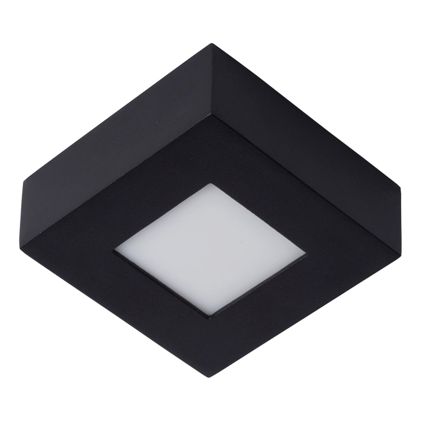 Lucide 28117/11/30 - LED dimmelhető fürdőszobai lámpa BRICE LED/8W/230V 10,8x10,8 cm IP44 fekete