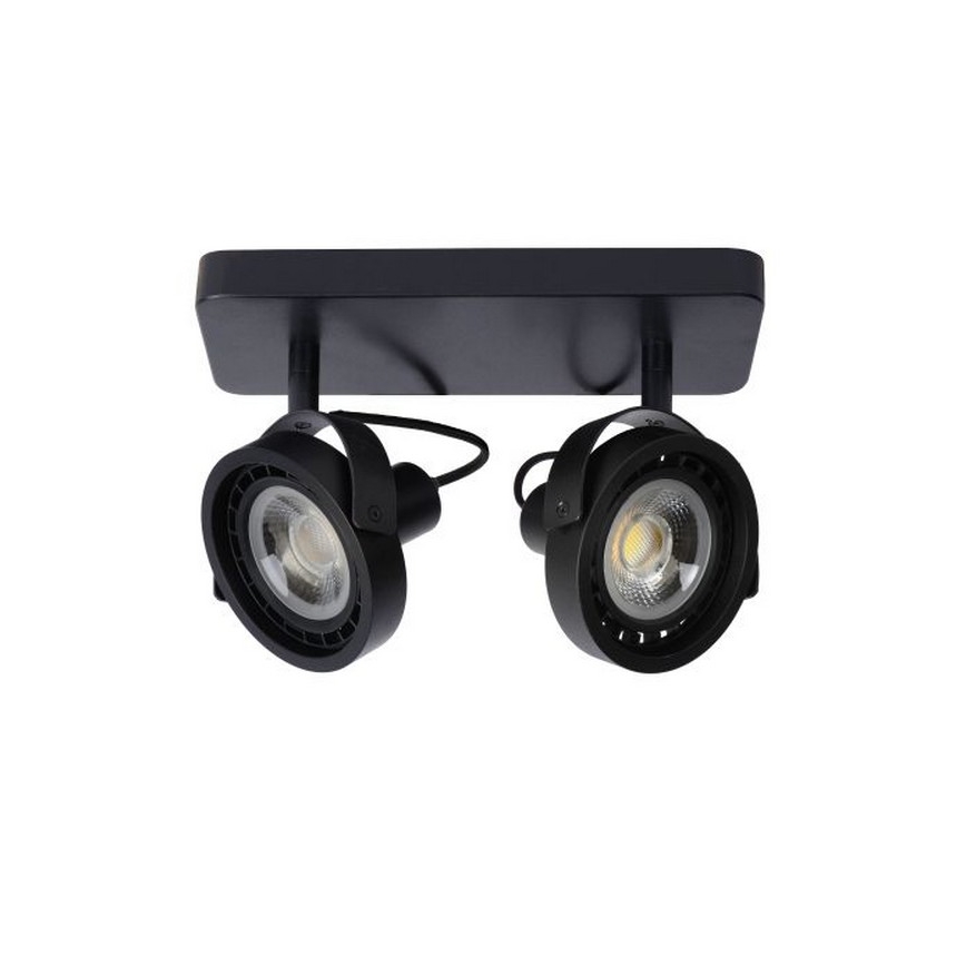 Lucide 31931/24/30 – LED Dimmelhető Spotlámpa TALA 2×GU10/12W/230V Fekete