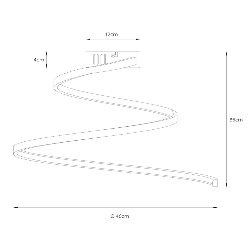 Lucide 46199/25/31 - LED Dimmelhető felületre szerelhető csillár MAXENCE LED/24W/230V fehér