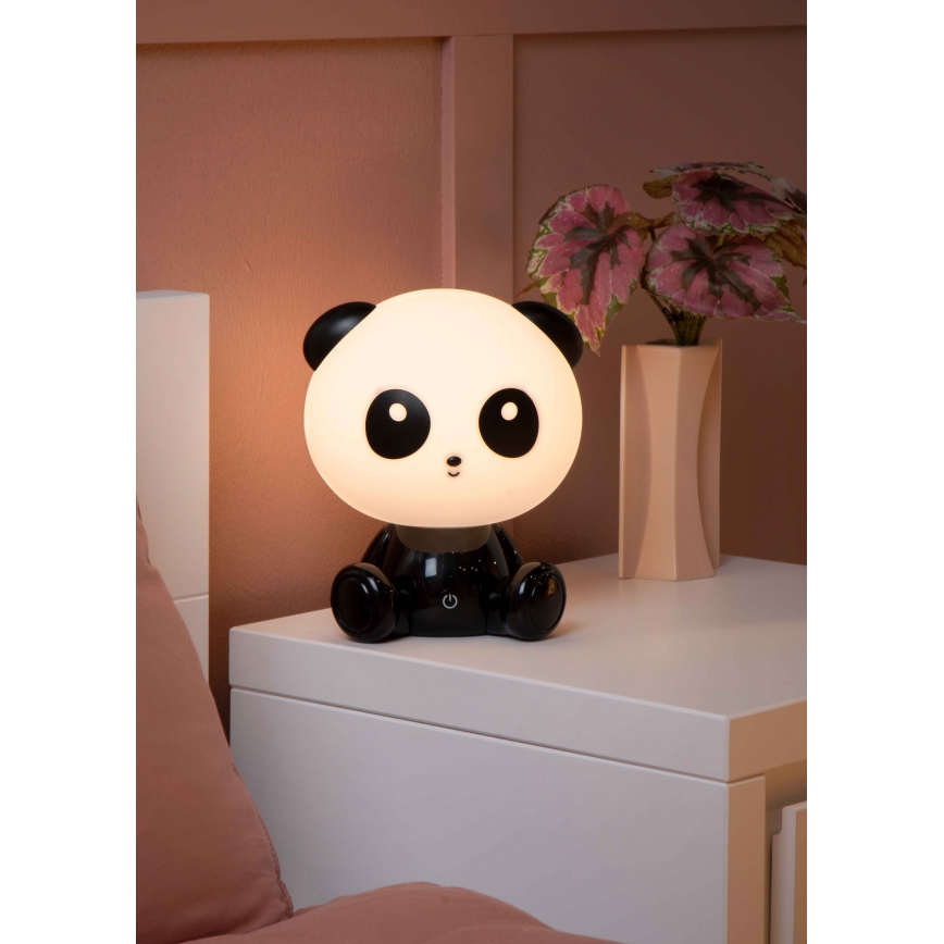 Lucide 71593/03/30 - LED Dimmelhető érintős gyermek kislámpa DODO LED/3W/5V panda