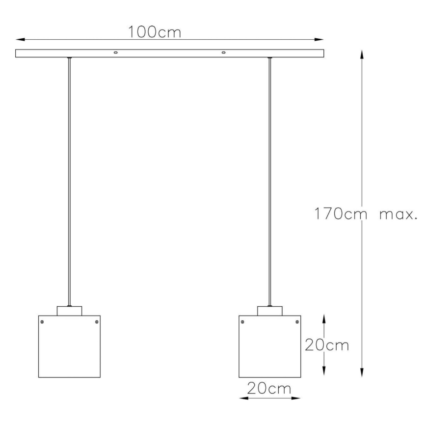 Lucide 74402/02/65 - LED Dimmelhető csillár zsinóron OWINO 2xGU10/5W/230V