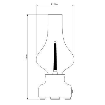 Lucide 74516/02/30 - LED Dimmelhető érintős asztali lámpa JASON LED/2W/230V fekete