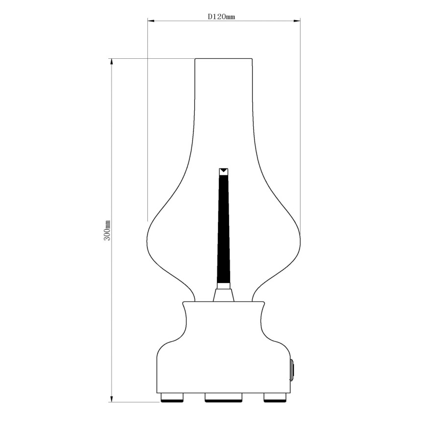 Lucide 74516/02/30 - LED Dimmelhető érintős asztali lámpa JASON LED/2W/230V fekete