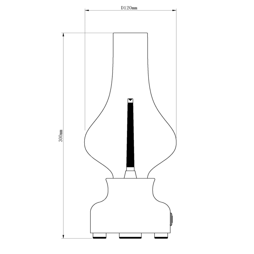 Lucide 74516/02/37 - LED Dimmelhető érintős asztali lámpa JASON LED/2W/230V zöld