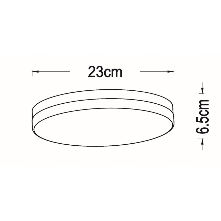 Lucide 79111/24/31 - LED Fürdőszobai mennyezeti lámpa érzékelővel BISKIT LED/12W/230V átm. 23 cm IP44 fehér