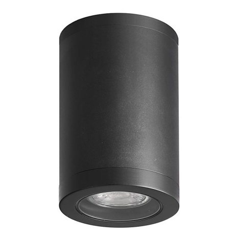 Luxera 48325 - Kültéri mennyezeti lámpa MOPTI 1xGU10/7W/230V IP54 fekete