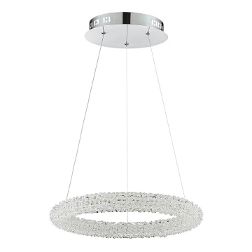 Luxera 64391 - LED Kristály csillár zsinóron ALMEDA LED/24W/230V