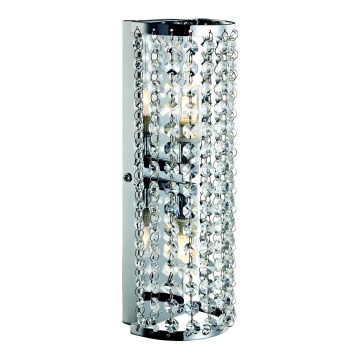 Markslöjd 105309 - Fürdőszobai fali lámpa LYSEKIL 2xG9/28W/230V IP44 króm
