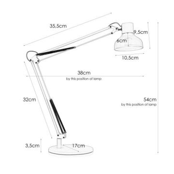 Markslöjd 106662 - LED Asztali lámpa JOCK LED/5W/230V