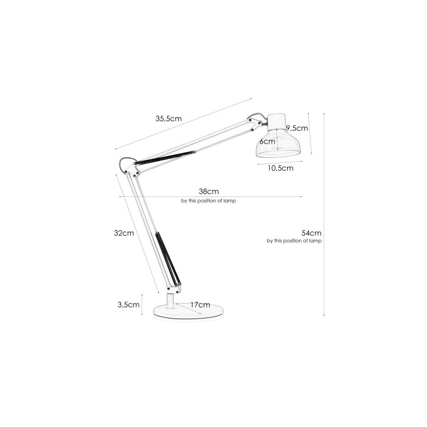 Markslöjd 106662 - LED Asztali lámpa JOCK LED/5W/230V