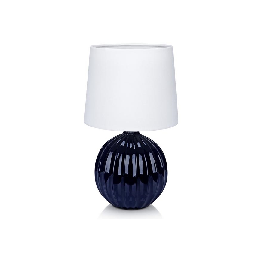 Markslöjd 106886 - Asztali lámpa MELANIE 1xE14/40W/230V fehér/kék
