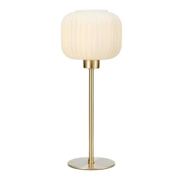 Markslöjd 108120 - Asztali lámpa SOBER 1xE27/60W/230V sárgaréz