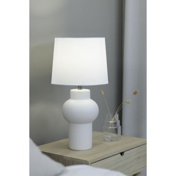 Markslöjd 108450 - Asztali lámpa SHAPE 1xE27/40W/230V fehér