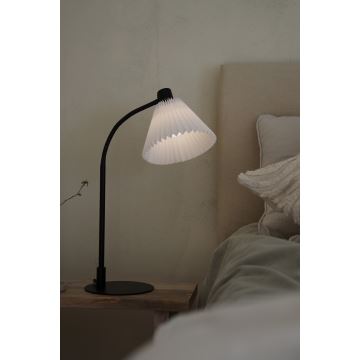 Markslöjd 108697 - Asztali lámpa MIRA 1xE14/40W/230V fekete/fehér