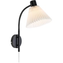 Markslöjd 108752 - Fali lámpa MIRA 1xE14/40W/230V fekete/fehér