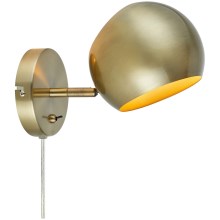 Markslöjd 108754 - Fali lámpa EDGAR 1xE14/40W/230V arany