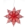 Markslöjd 702561 - Karácsonyi dekoráció HALL 1xE14/25W/230V piros 70 cm