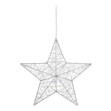 Markslöjd 703436 - LED Karácsonyi dekoráció ARTUR 30xLED/0,9W/4,5V ezüst 50 cm
