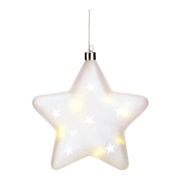 Markslöjd 704489 - LED Karácsonyi dekoráció LISETTE 10xLED/0,3W/3xAA csillag