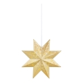 Markslöjd 704695 - Karácsonyi dekoráció SILVA 1xE14/25W/230V átm. 30 cm arany
