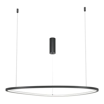 Maytoni MOD072PL-L36B3K1 - LED Csillár zsinóron GLINT LED/36W/230V fekete átm. 80 cm