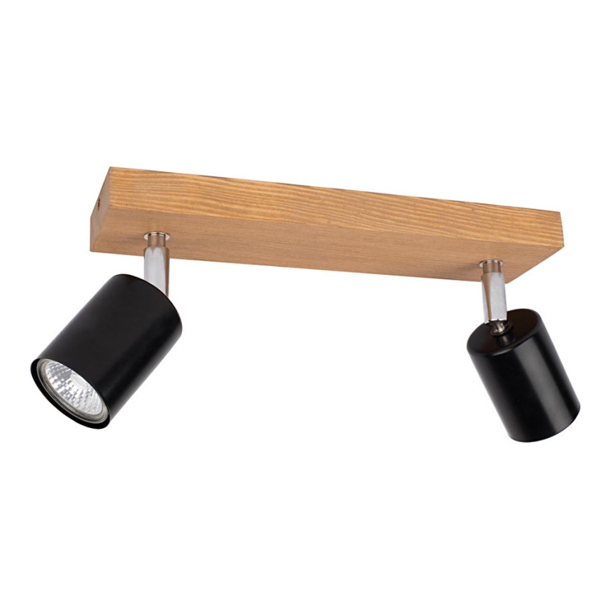 Mennyezeti spotlámpa MANARA 2xGU10/5W/230V fenyő